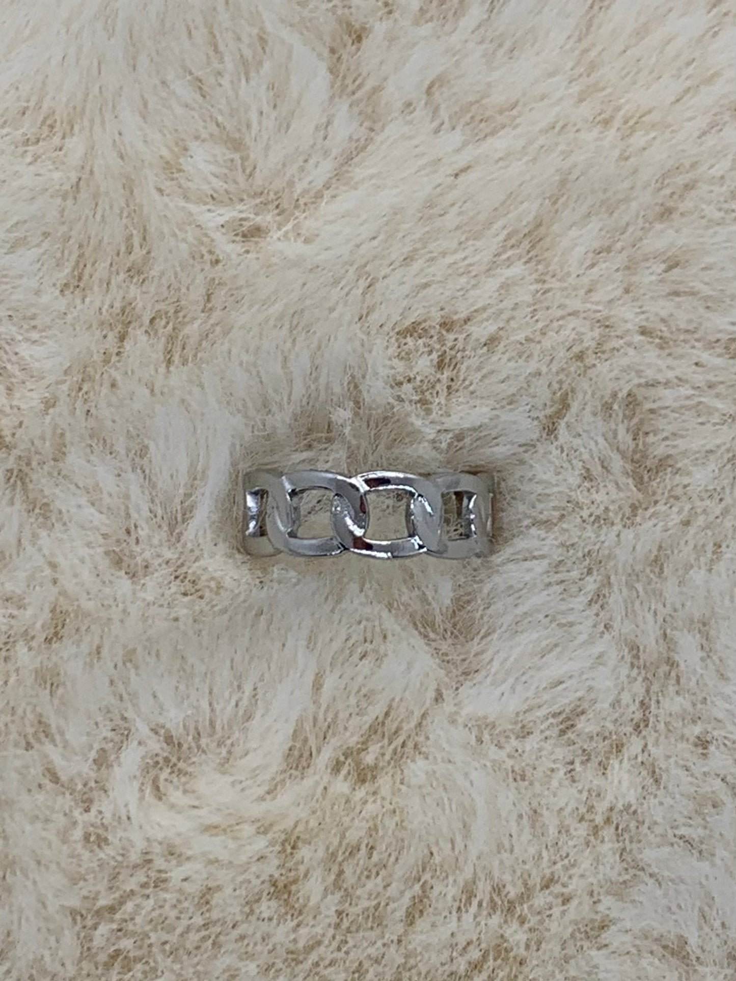 Bague réglable "Big Chain"