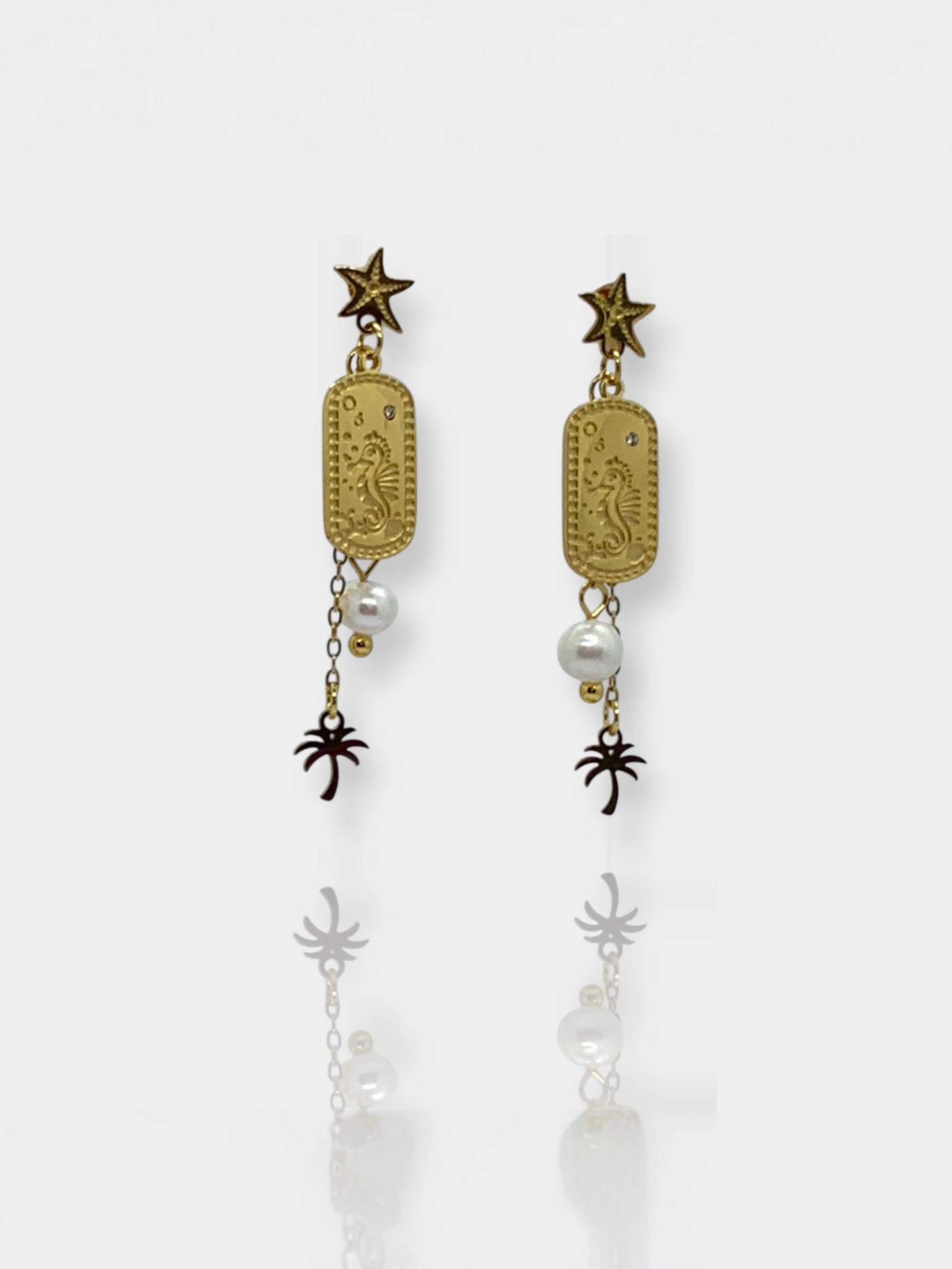 Boucles d'oreilles "Beach, please !"