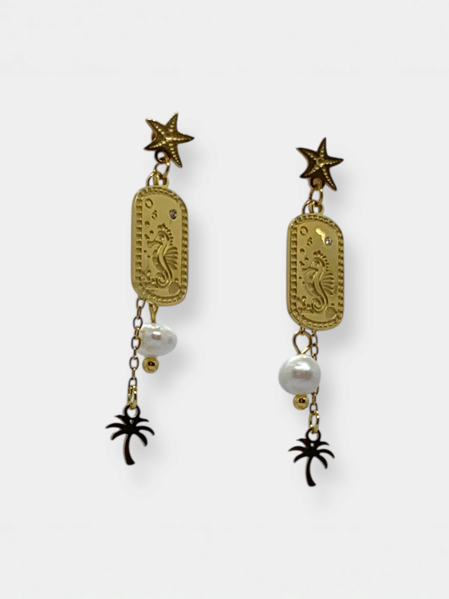 Boucles d'oreilles "Beach, please !"
