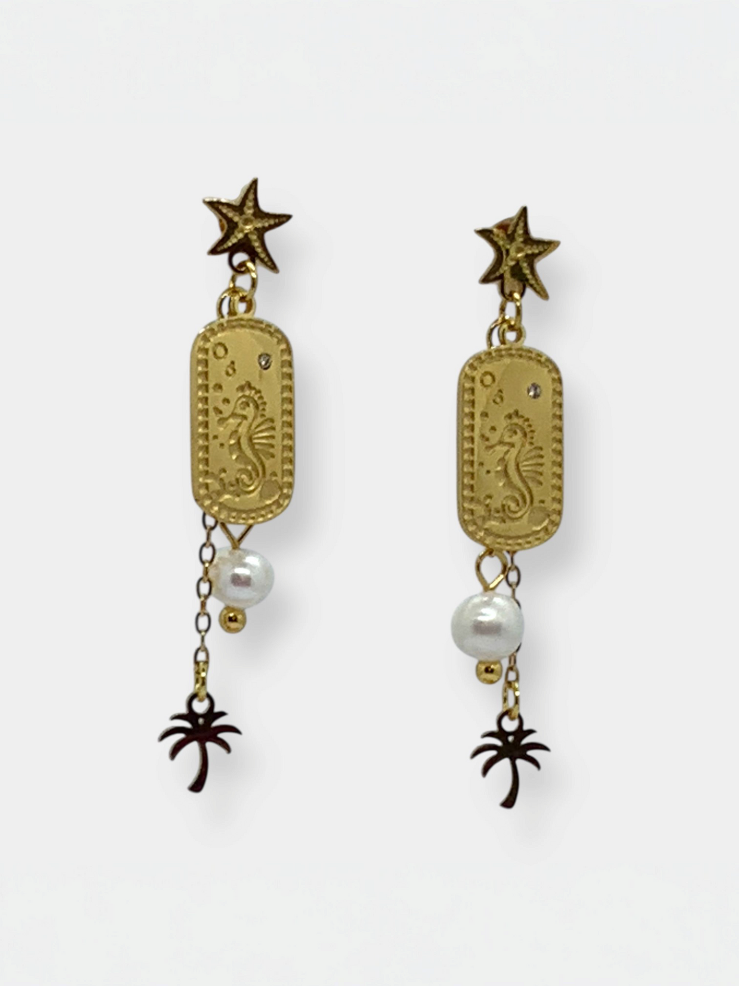 Boucles d'oreilles "Beach, please !"