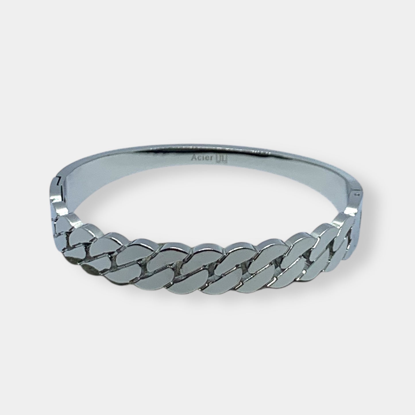 Bracelet jonc "Jonc-Chaîne"