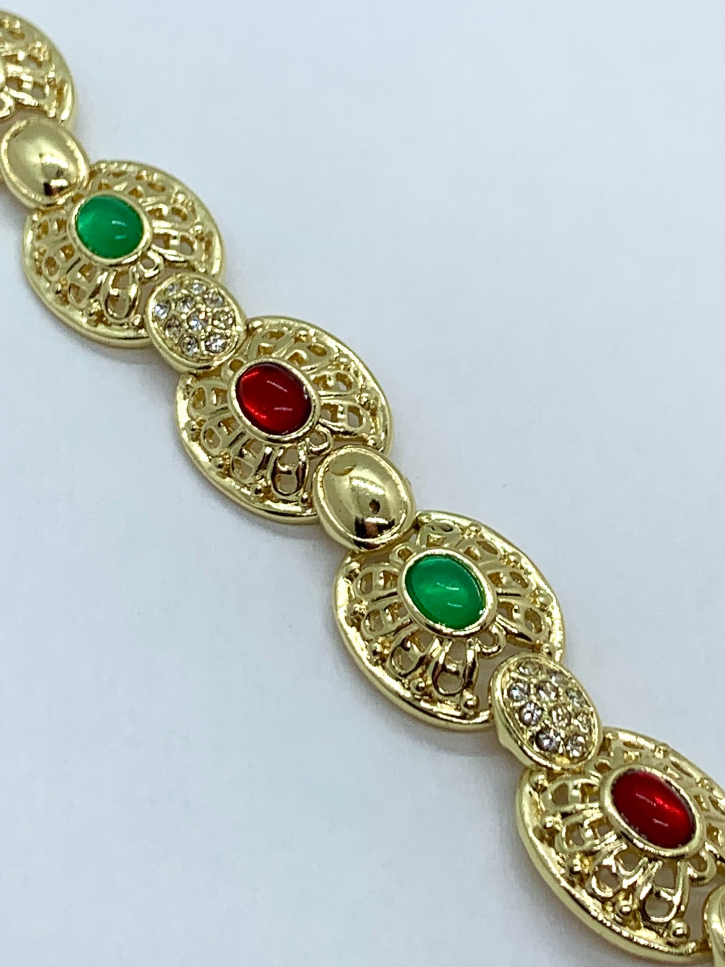 Bracelet "Rubisfolia"