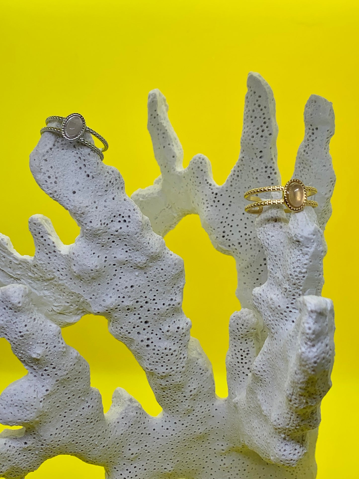 Bague réglable "Quartz"