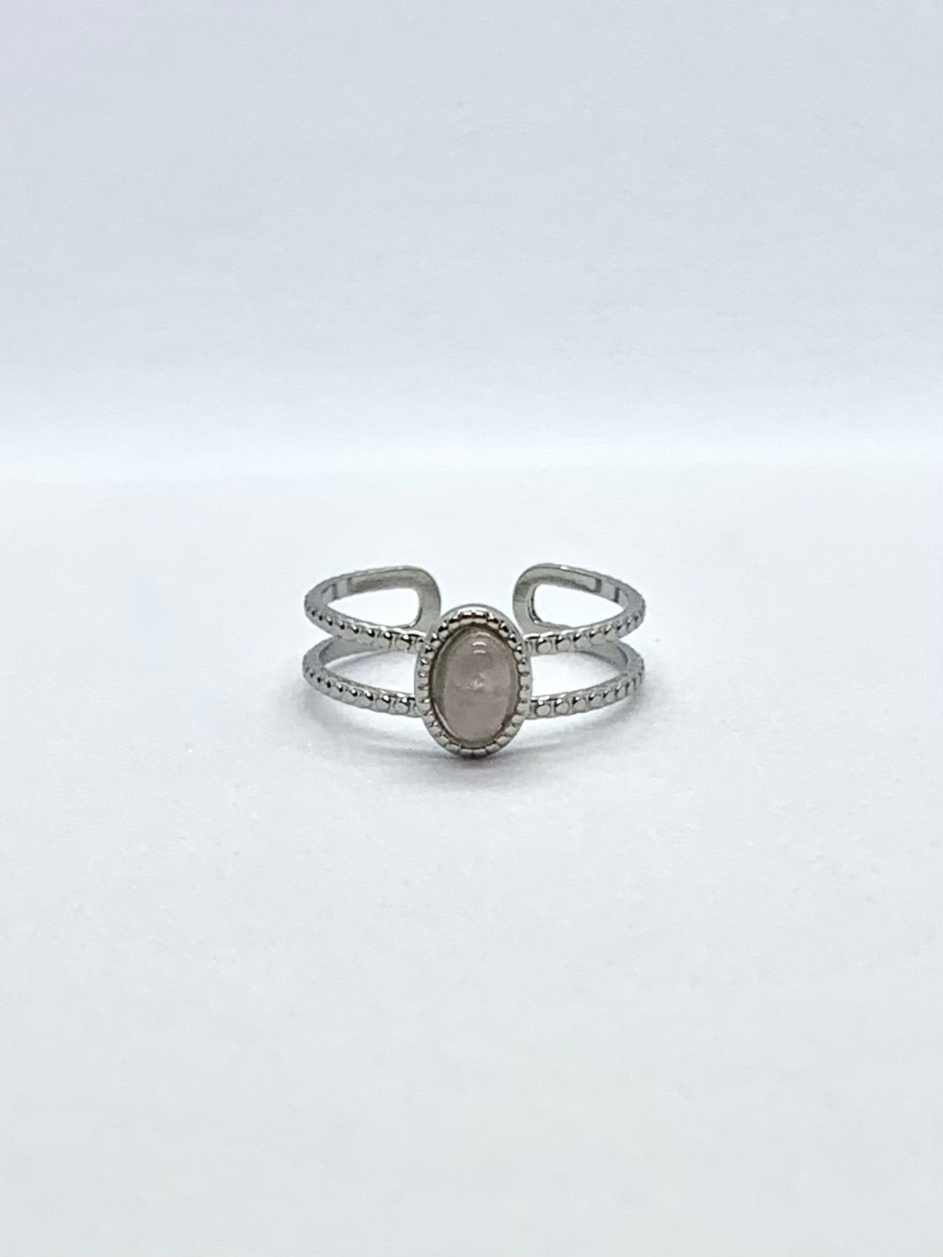 Bague réglable "Quartz"