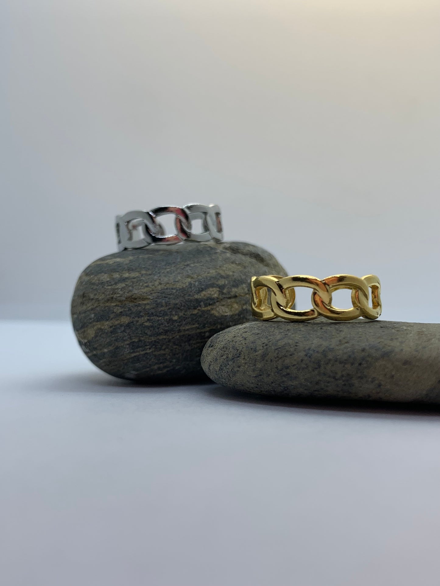 Bague réglable "Big Chain"