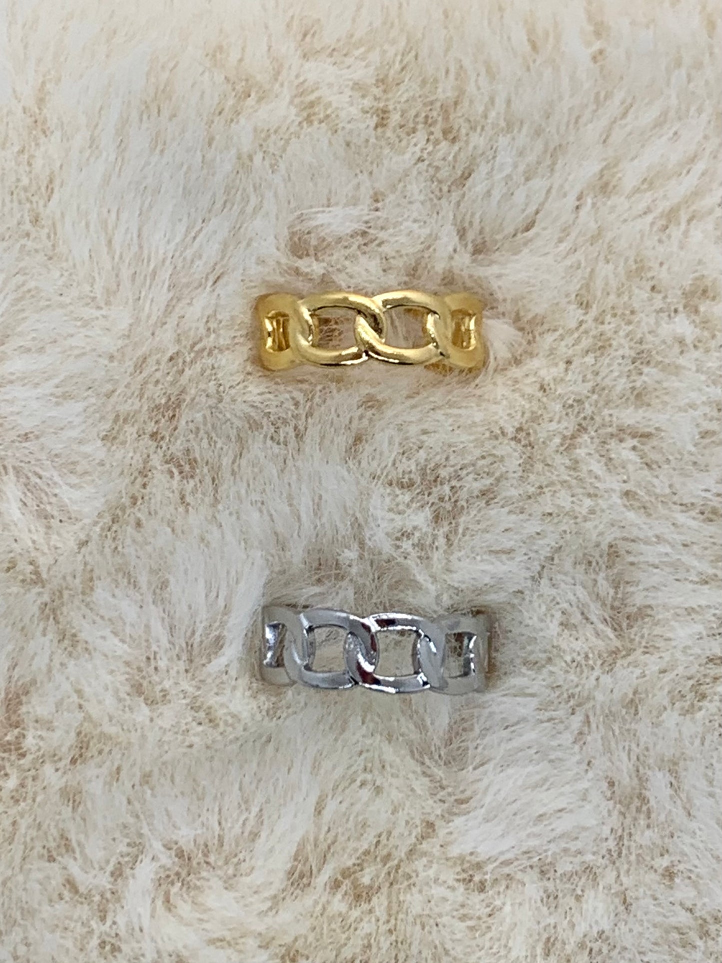 Bague réglable "Big Chain"