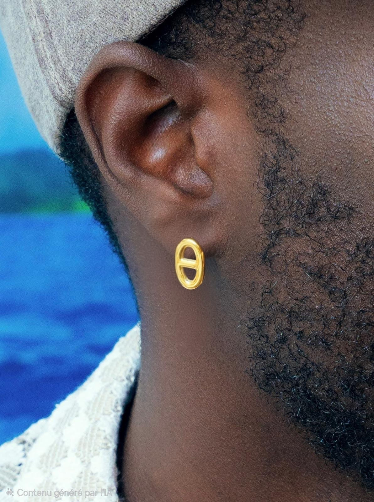 Boucles d'oreilles "Le Maillon Fort"