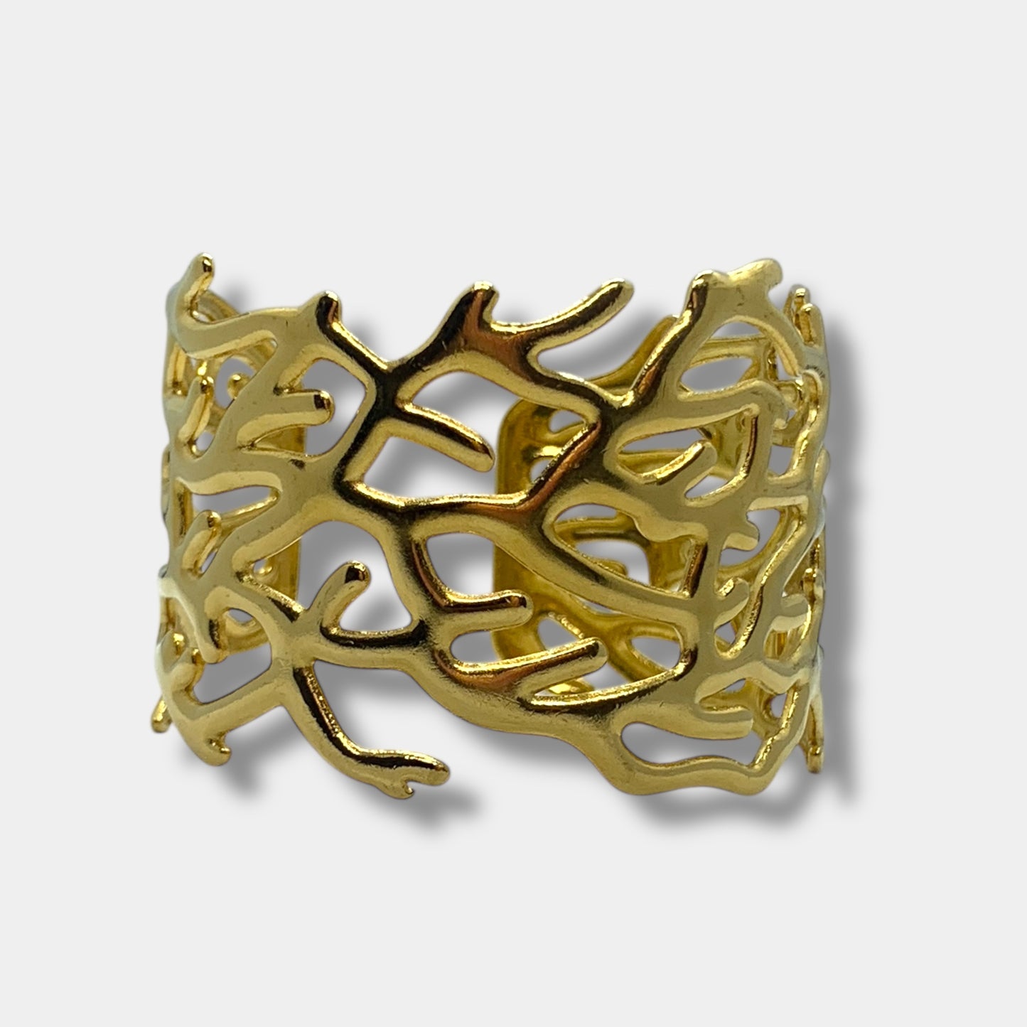 Bracelet manchette "Corail"