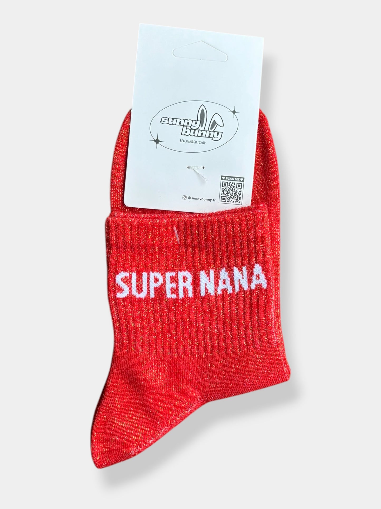 Chaussettes femme "Super Nana"
