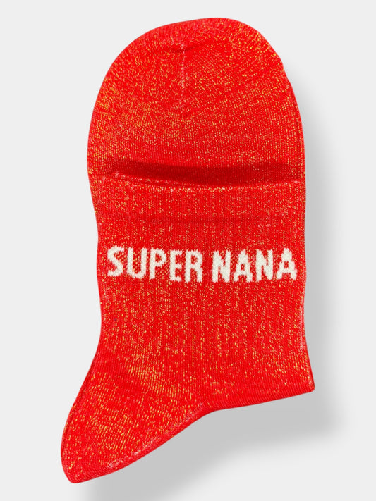Chaussettes femme "Super Nana"