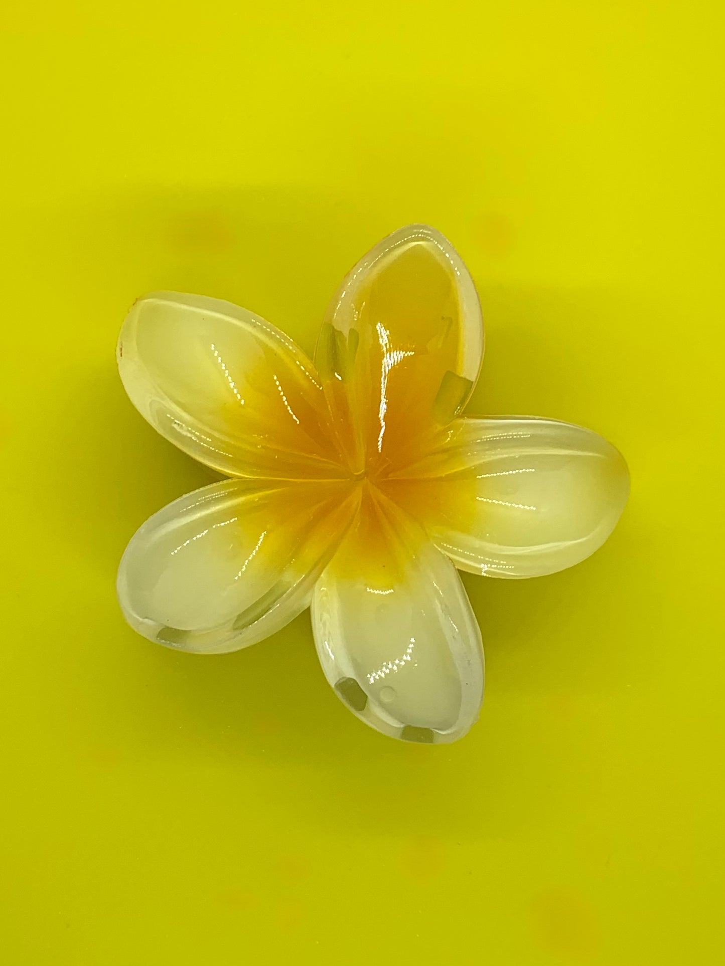 Pince à cheveux "La Isla Bonita" Jaune