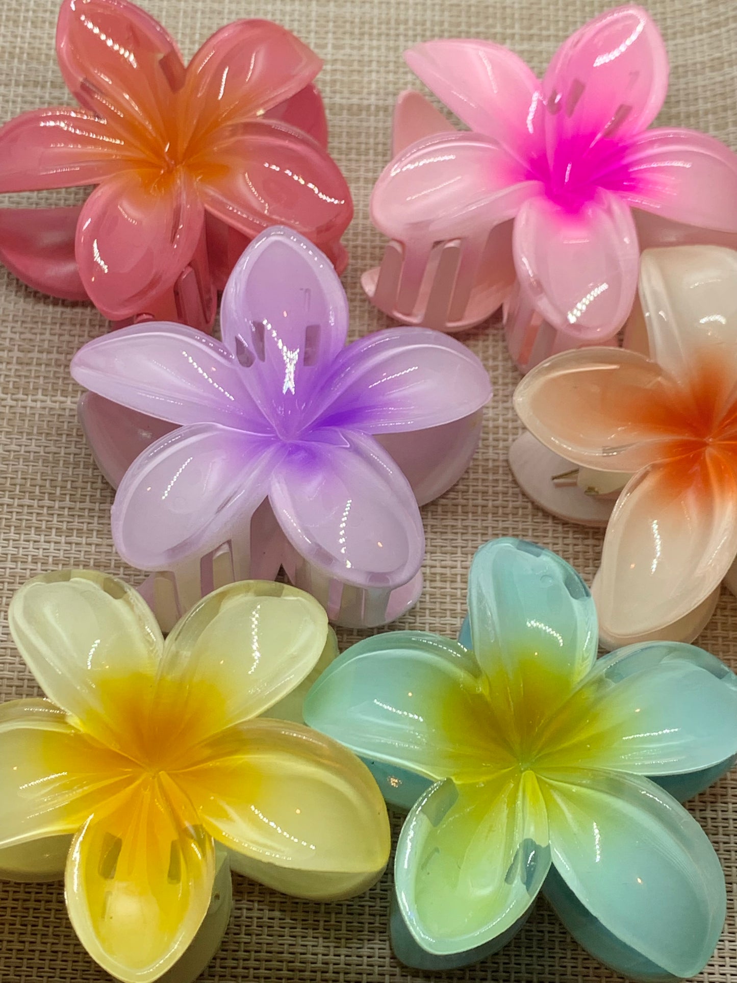 Pince à cheveux "La Isla Bonita" Vieux Rose